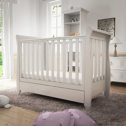 Babymore Eva Mini 2 Piece Nursery Room Set - White-Dreamy Nursery