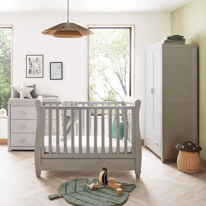 Babymore Eva Mini 3 Piece Nursery Room Set - Grey-Dreamy Nursery