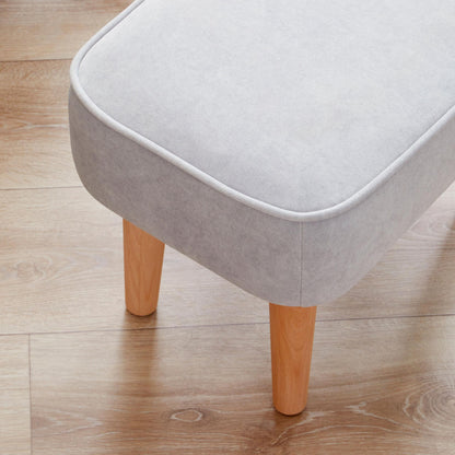 Babymore Freya Nursing Chair with Footstool – Grey-Dreamy Nursery