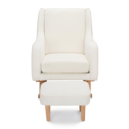 Babymore Ida Nursing Chair with Footstool – Bouclé-Dreamy Nursery