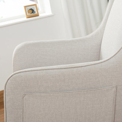 Babymore Ida Nursing Chair with Footstool – Cashmere-Dreamy Nursery
