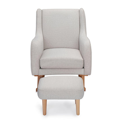 Babymore Ida Nursing Chair with Footstool – Cashmere-Dreamy Nursery
