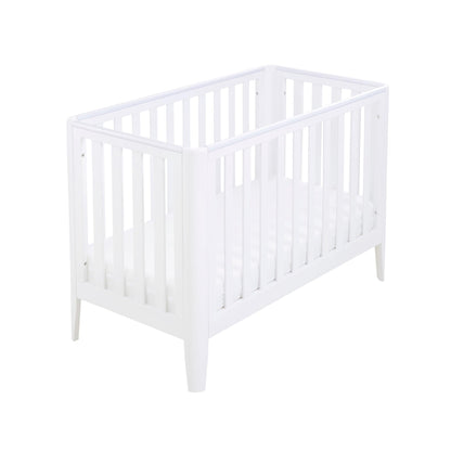 Babymore Iris Cot Bed – White-Dreamy Nursery