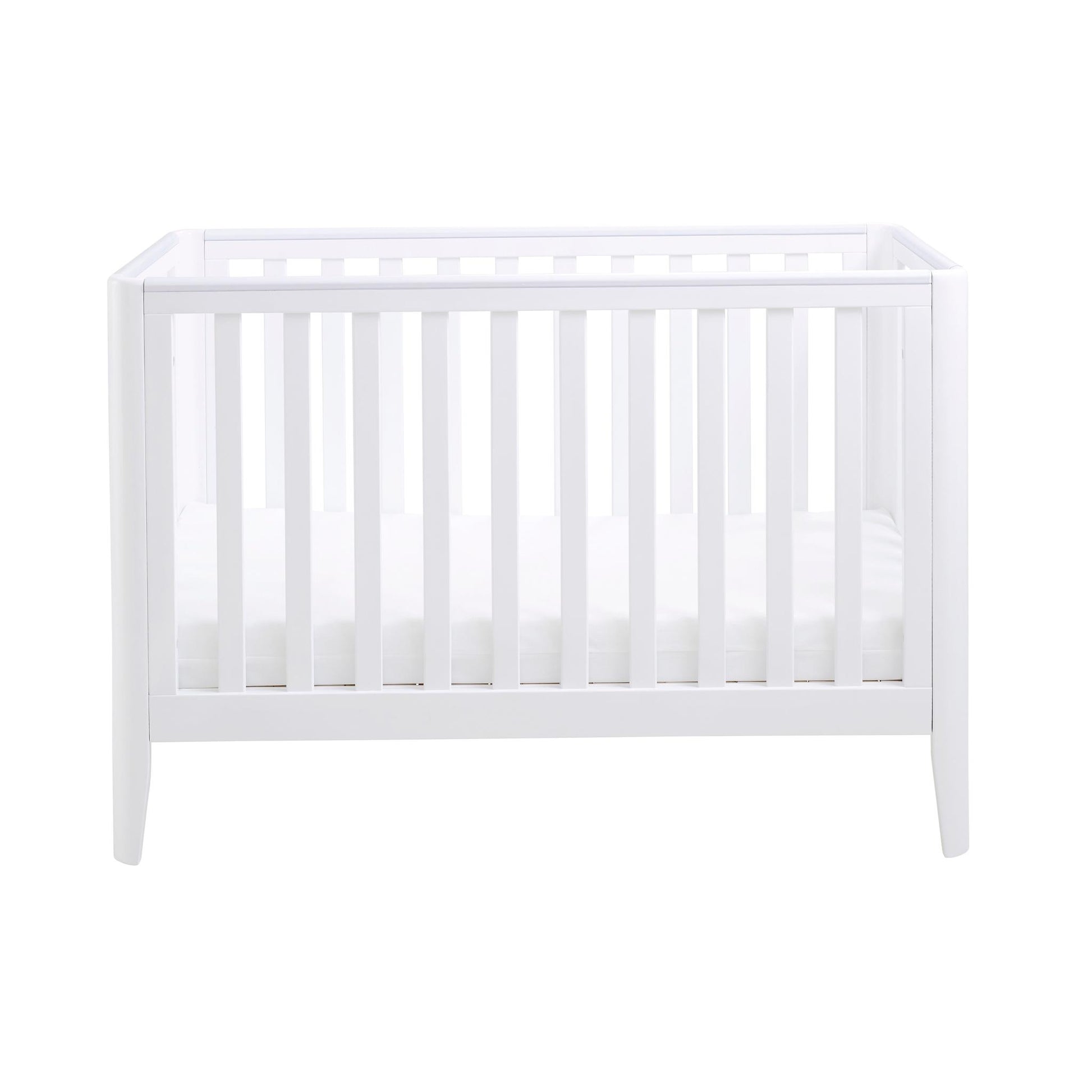 Babymore Iris Cot Bed – White-Dreamy Nursery