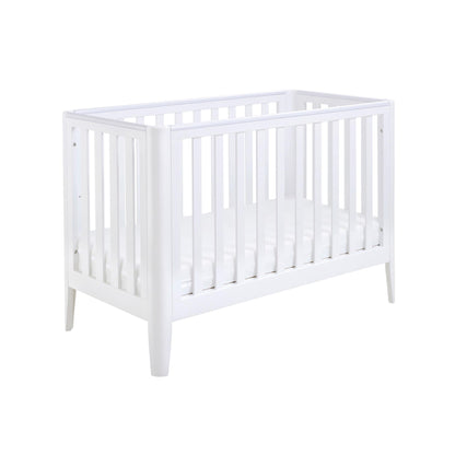 Babymore Iris Cot Bed – White-Dreamy Nursery