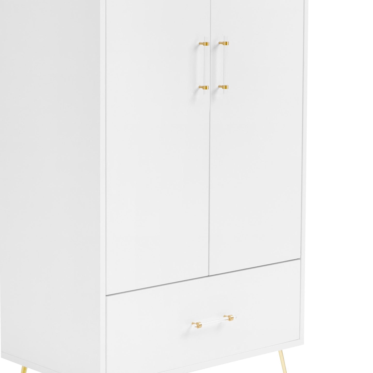 Babymore Kimi Acrylic 3 Piece Nursery Room Set - White-Dreamy Nursery