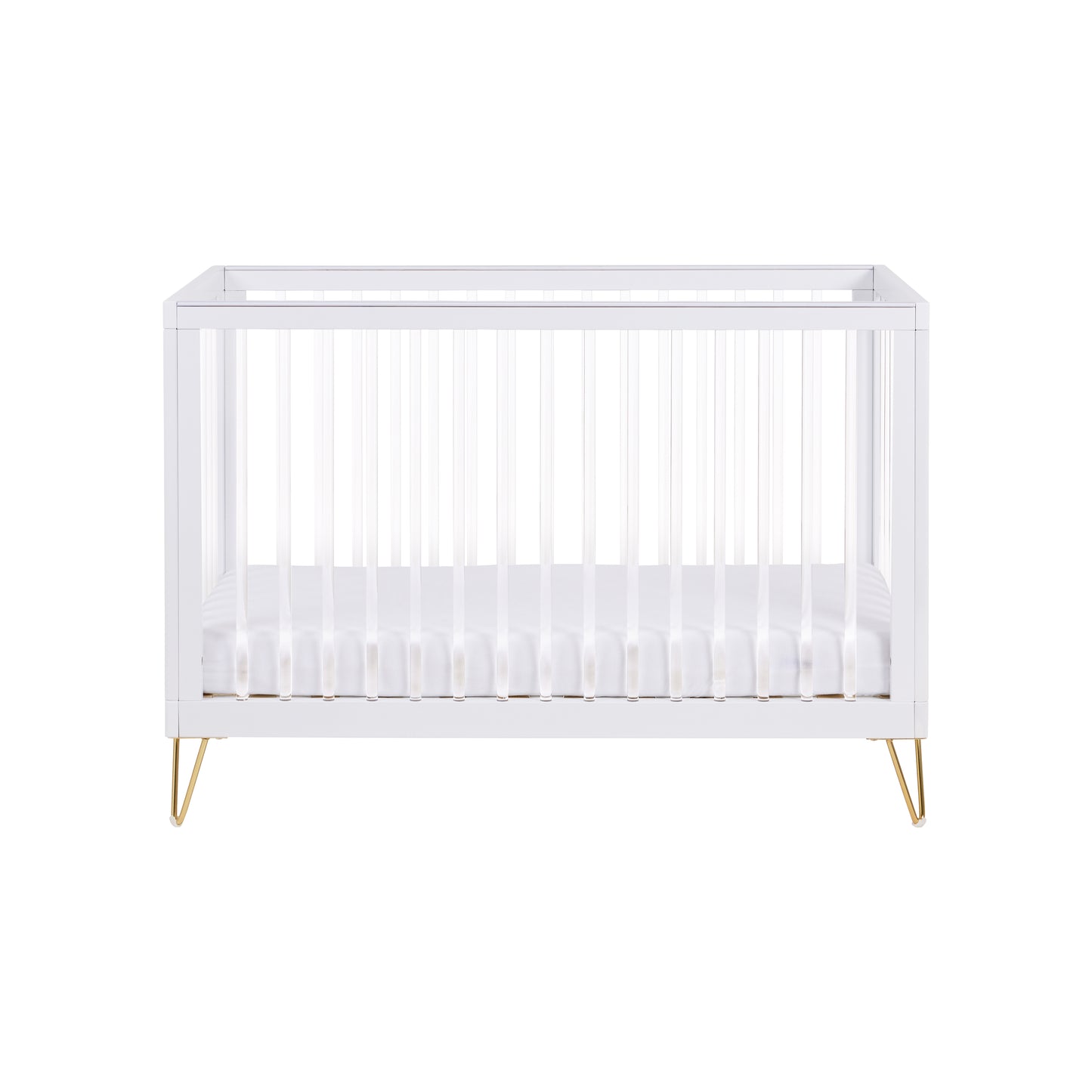 Babymore Kimi Mini Cot Bed - Acrylic-Dreamy Nursery