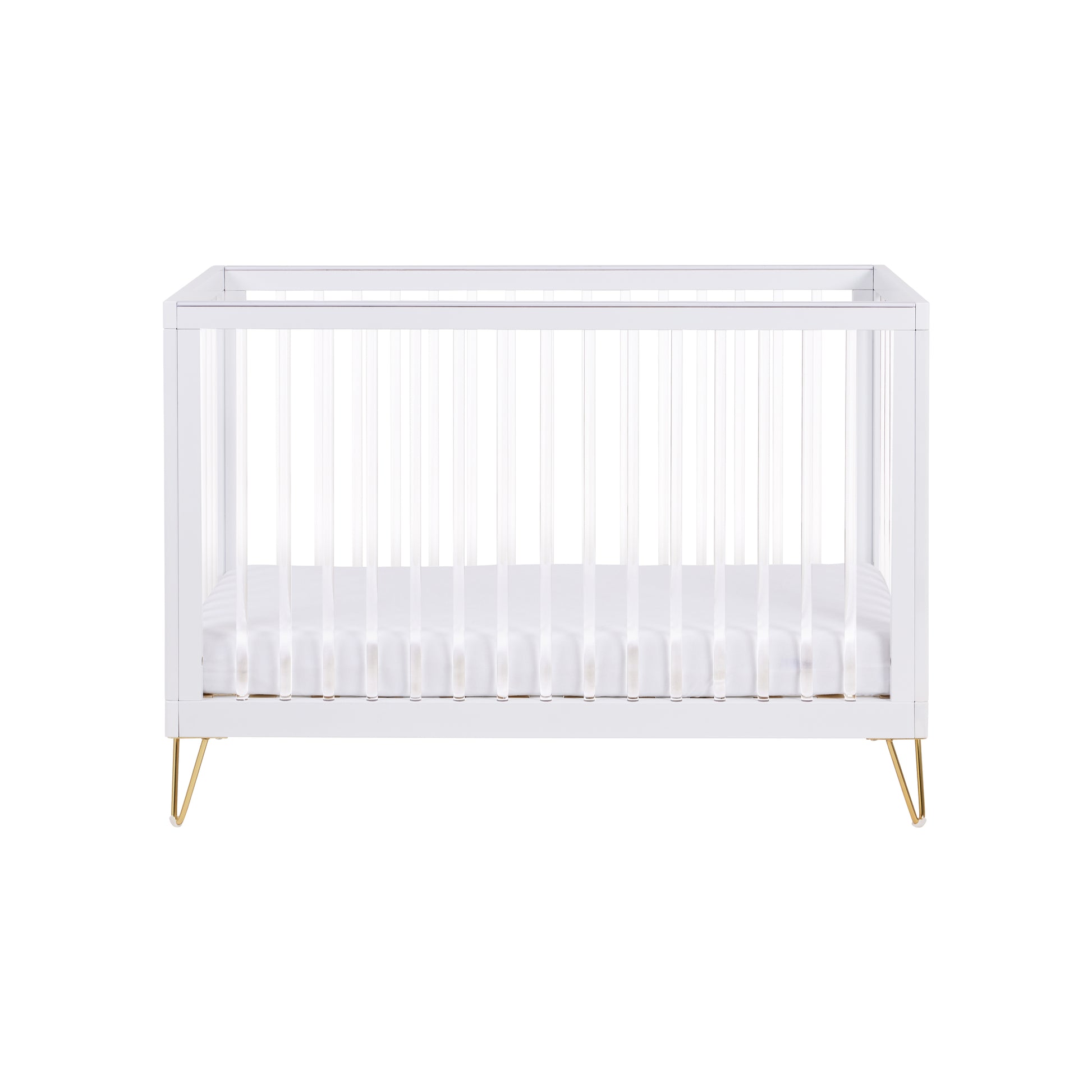 Babymore Kimi Mini Cot Bed - Acrylic-Dreamy Nursery