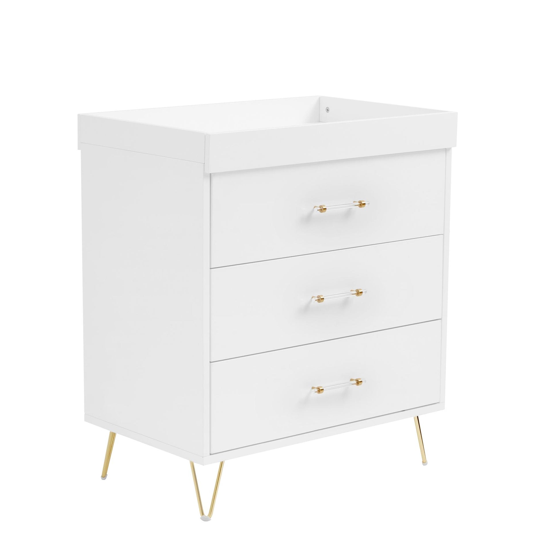 Babymore Kimi Nursery Chest Changer - Acrylic-Dreamy Nursery