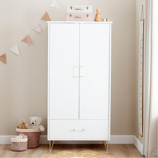 Babymore Kimi Nursery Wardrobe – Acrylic-Dreamy Nursery