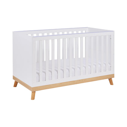 Babymore Mona Cot Bed – White-Dreamy Nursery