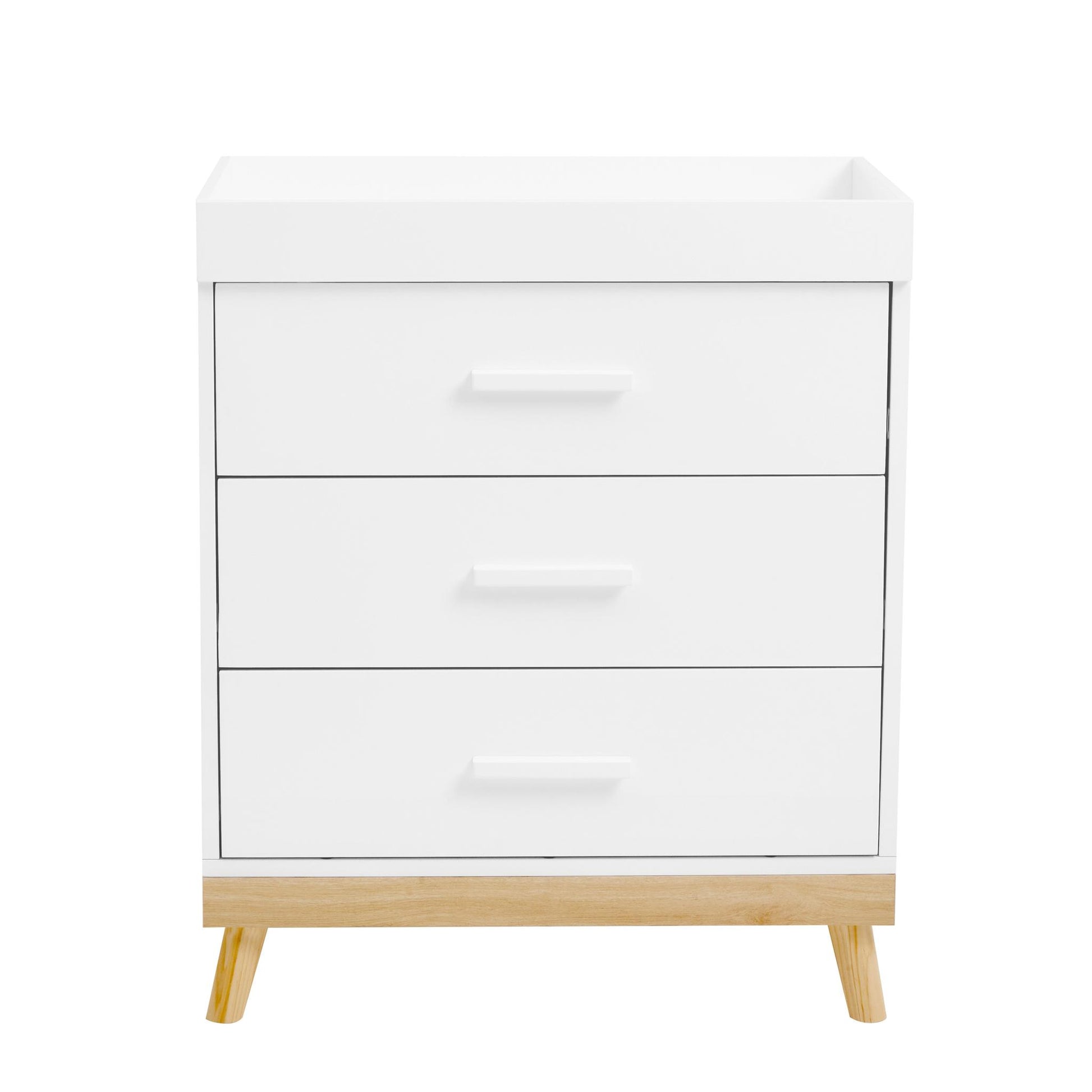 Babymore Mona Nursery Chest Changer - White-Dreamy Nursery