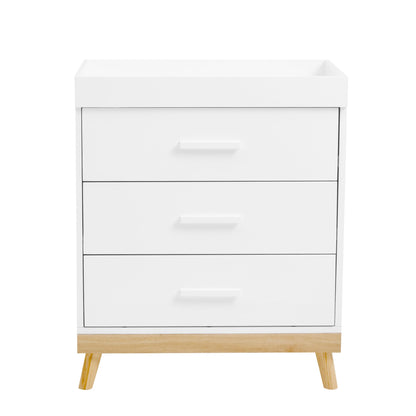 Babymore Mona Nursery Chest Changer - White-Dreamy Nursery