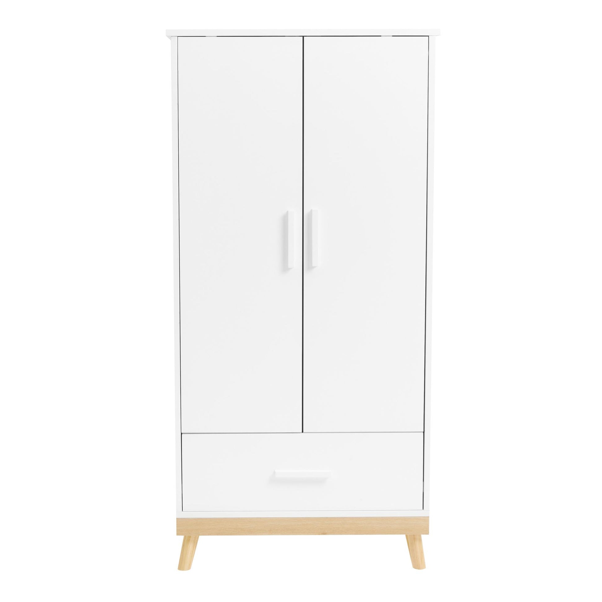 Babymore Mona Nursery Wardrobe - White-Dreamy Nursery