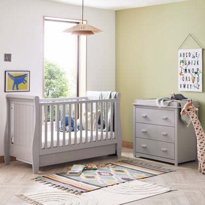Babymore Stella 2 Piece Nursery Room Set - Grey-Dreamy Nursery