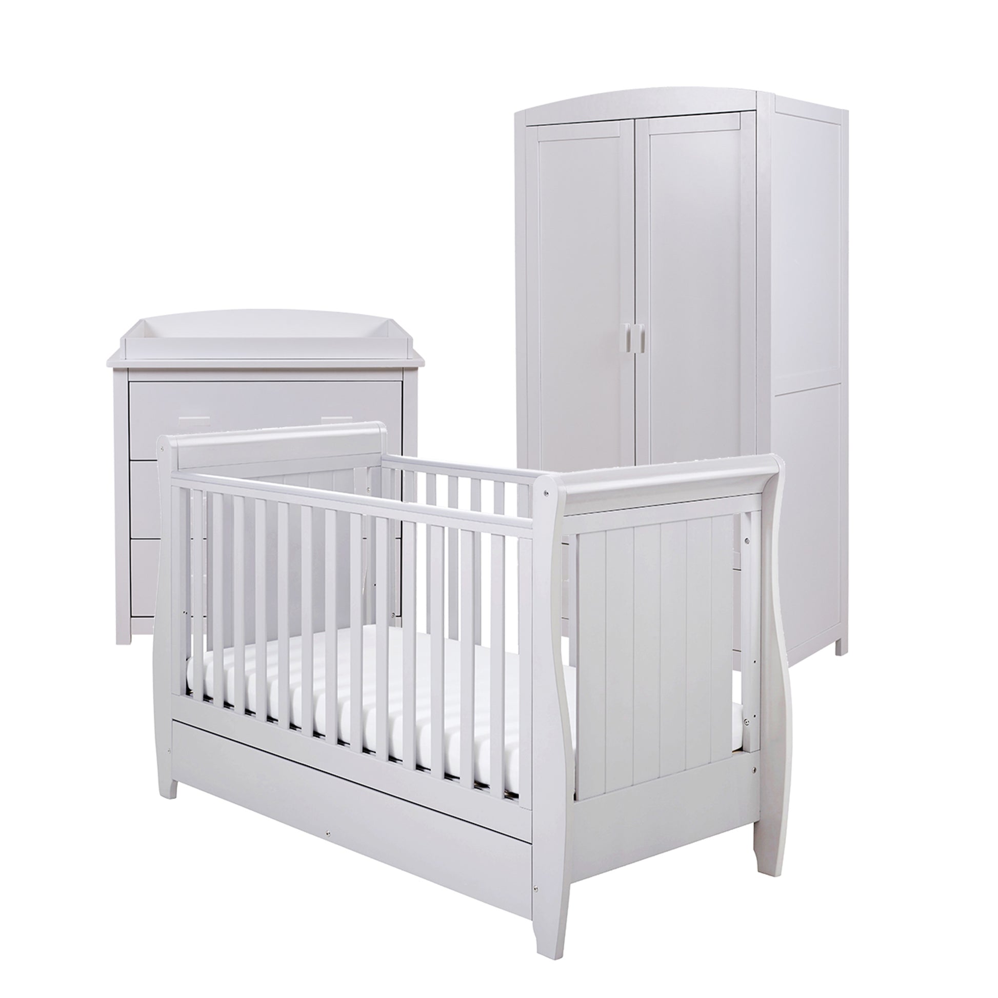 Babymore Stella 3 Piece Nursery Room Set - Grey-Dreamy Nursery