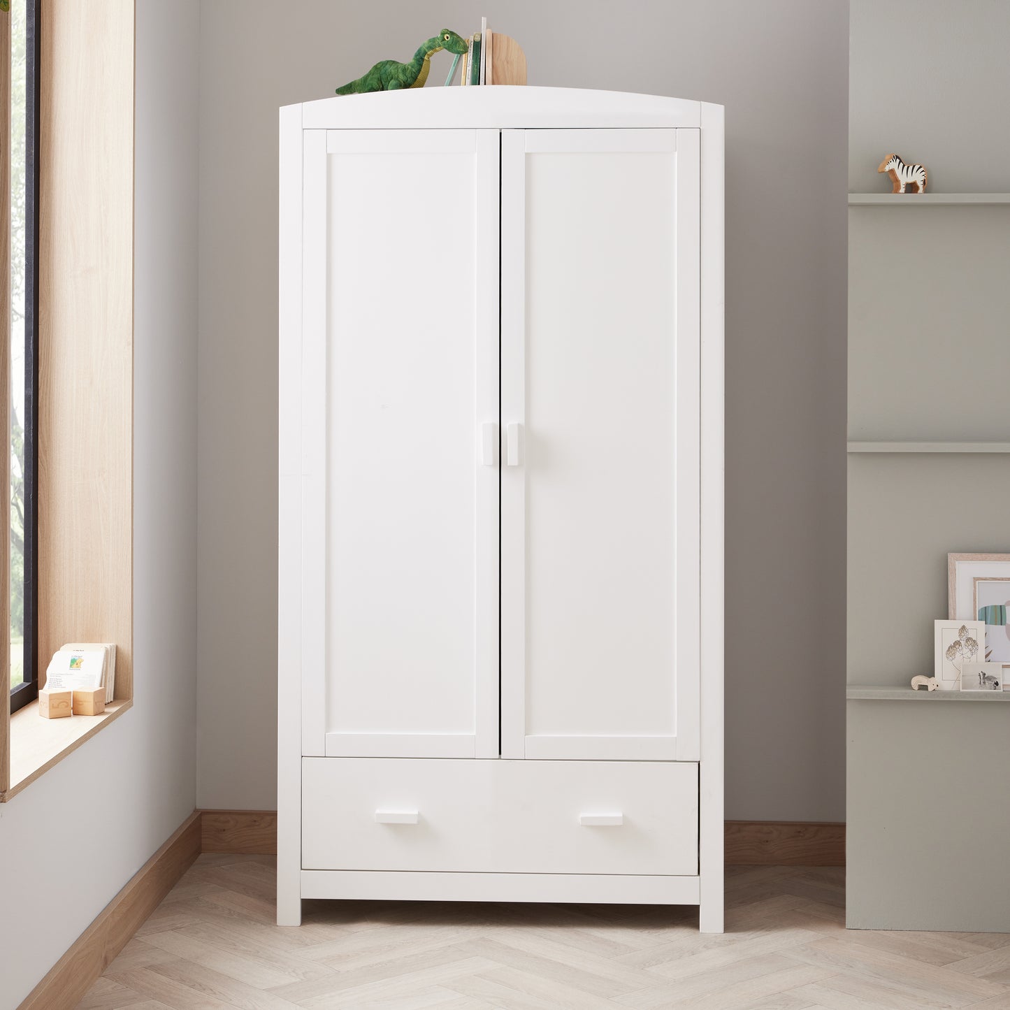 Babymore Stella 3 Piece Nursery Room Set - White-Dreamy Nursery
