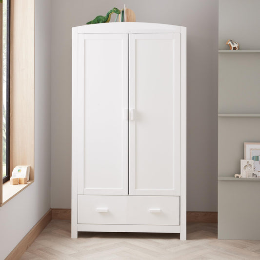 Babymore Universal Nursery Wardrobe – White-Dreamy Nursery