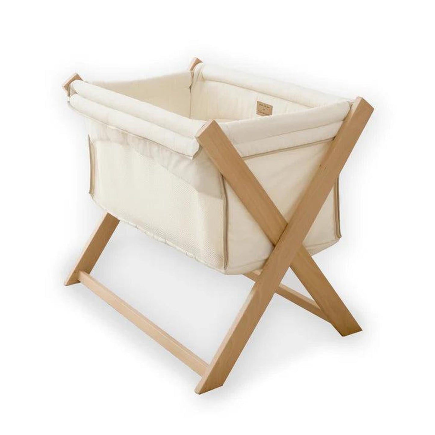 Clair De Lune Organic Folding Crib - Cream-Dreamy Nursery