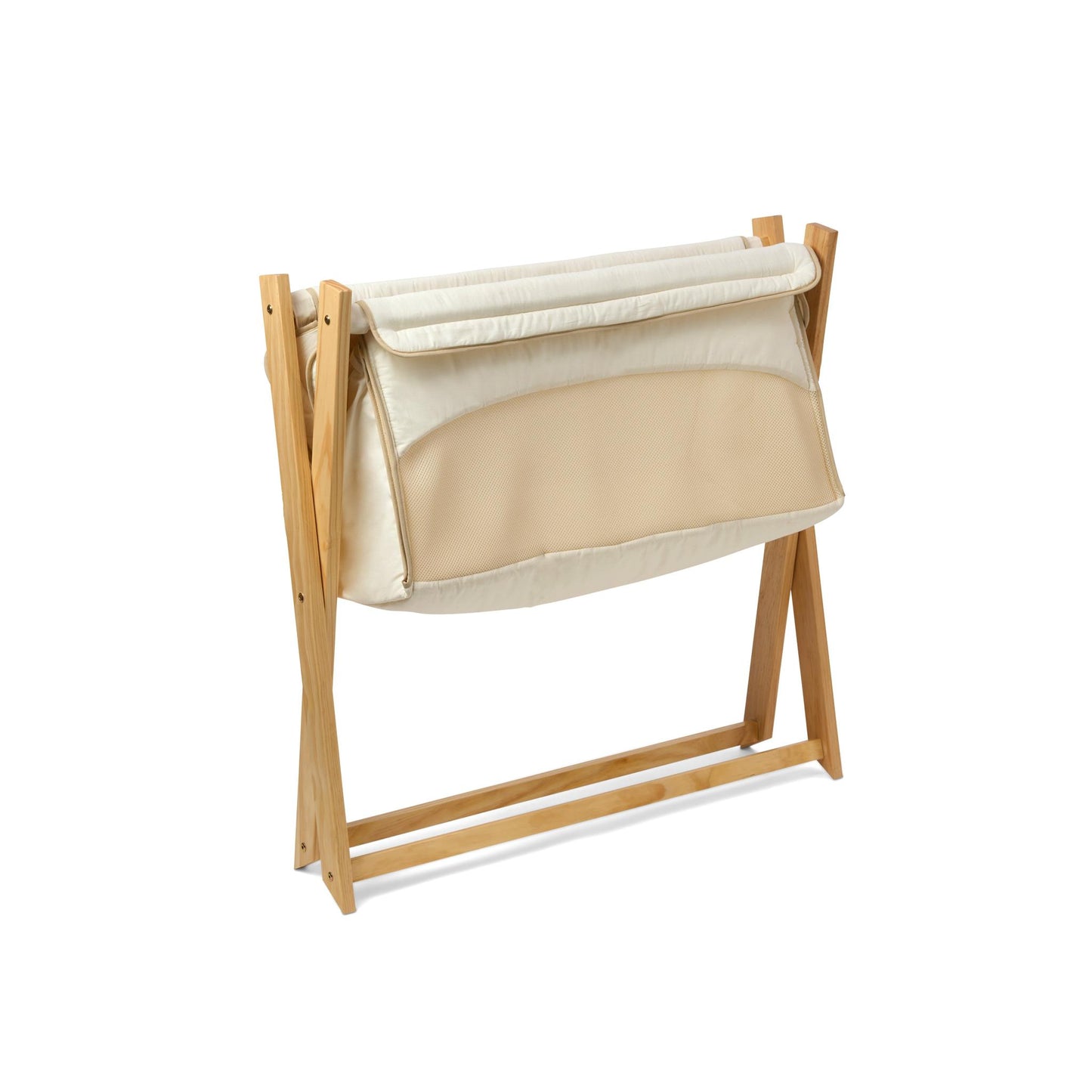 Clair De Lune Organic Folding Crib - Cream-Dreamy Nursery