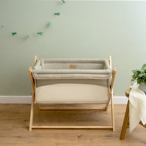 Clair De Lune Organic Folding Crib - Sage-Dreamy Nursery