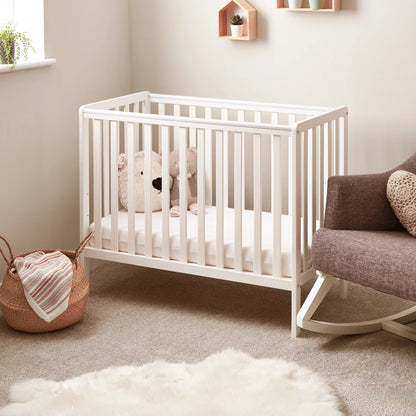 Obaby Bantam Space Saver Cot - White