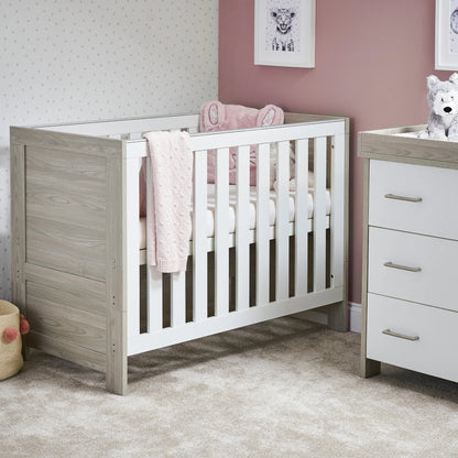 Obaby Nika Mini 2 Piece Room Set - Grey Wash & White