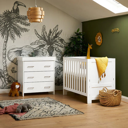 Obaby Nika Mini 2 Piece Room Set - White Wash