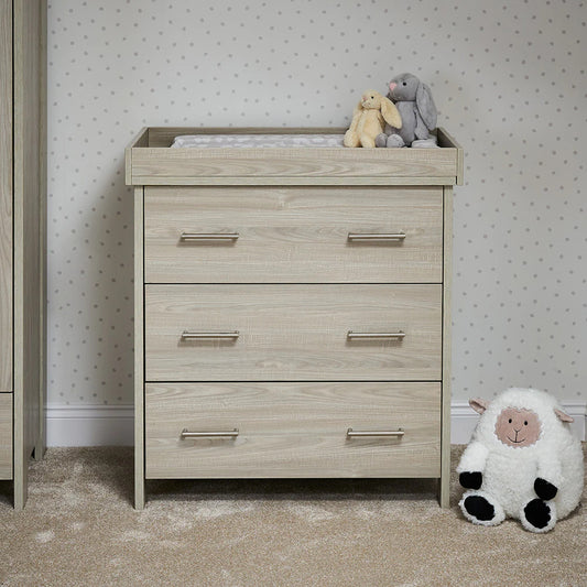 Obaby Nika Changing Unit - Grey Wash