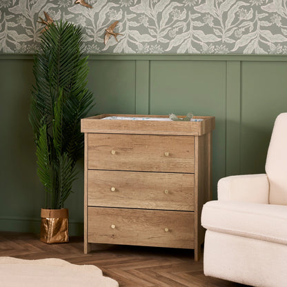 Obaby Nika 3 Piece Room Set - Oak