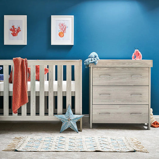 Obaby Nika Mini 2 Piece Room Set - Grey Wash