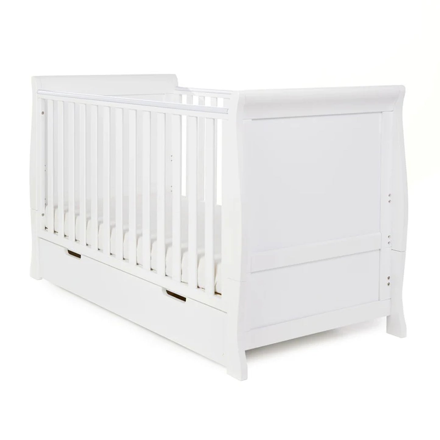 Obaby Stamford Classic Cot Bed - White