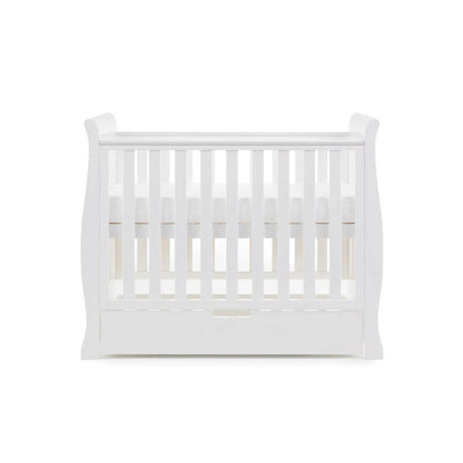 Obaby Stamford Space Saver Sleigh 2 Piece Room Set - White