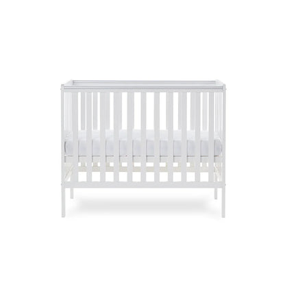 Obaby Bantam Space Saver Cot - White