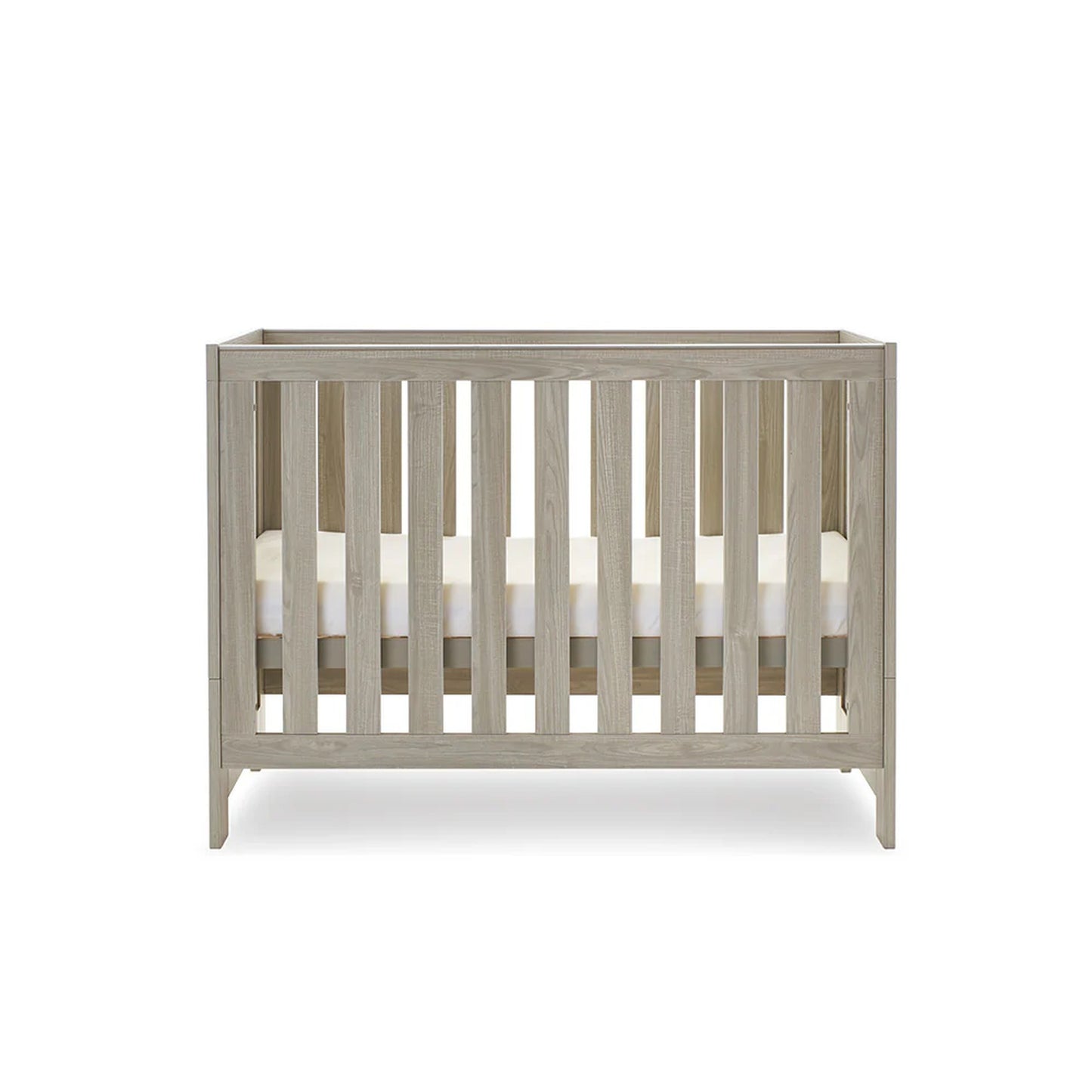 Obaby Nika Mini Cot Bed - Grey Wash