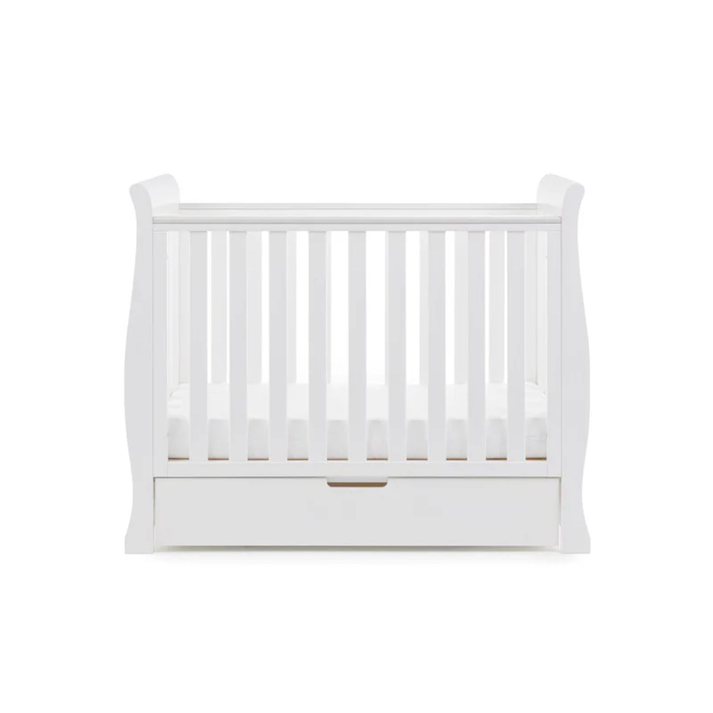 Obaby Stamford Space Saver Sleigh 2 Piece Room Set - White