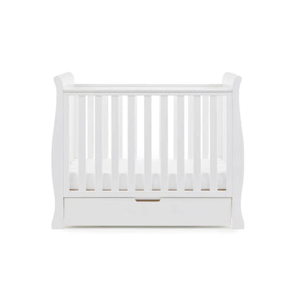 Obaby Stamford Space Saver Sleigh 2 Piece Room Set - White