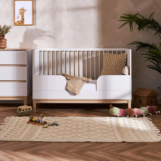 Obaby Astrid 3 Piece Room Set - White-Dreamy Nursery