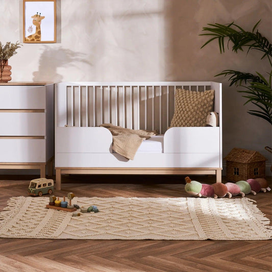 Obaby Astrid Cot Bed - White-Dreamy Nursery