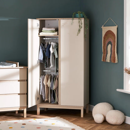 Obaby Astrid Double Wardrobe - Satin-Dreamy Nursery