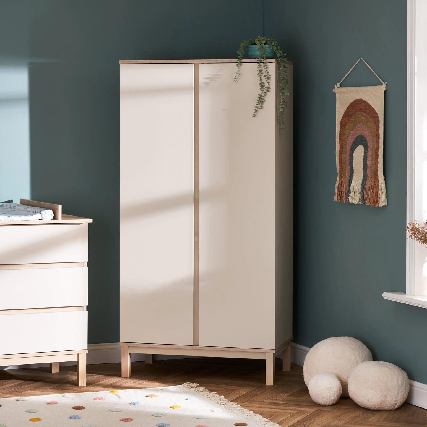 Obaby Astrid Double Wardrobe - Satin-Dreamy Nursery