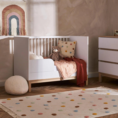 Obaby Astrid Mini 3 Piece Room Set - White-Dreamy Nursery
