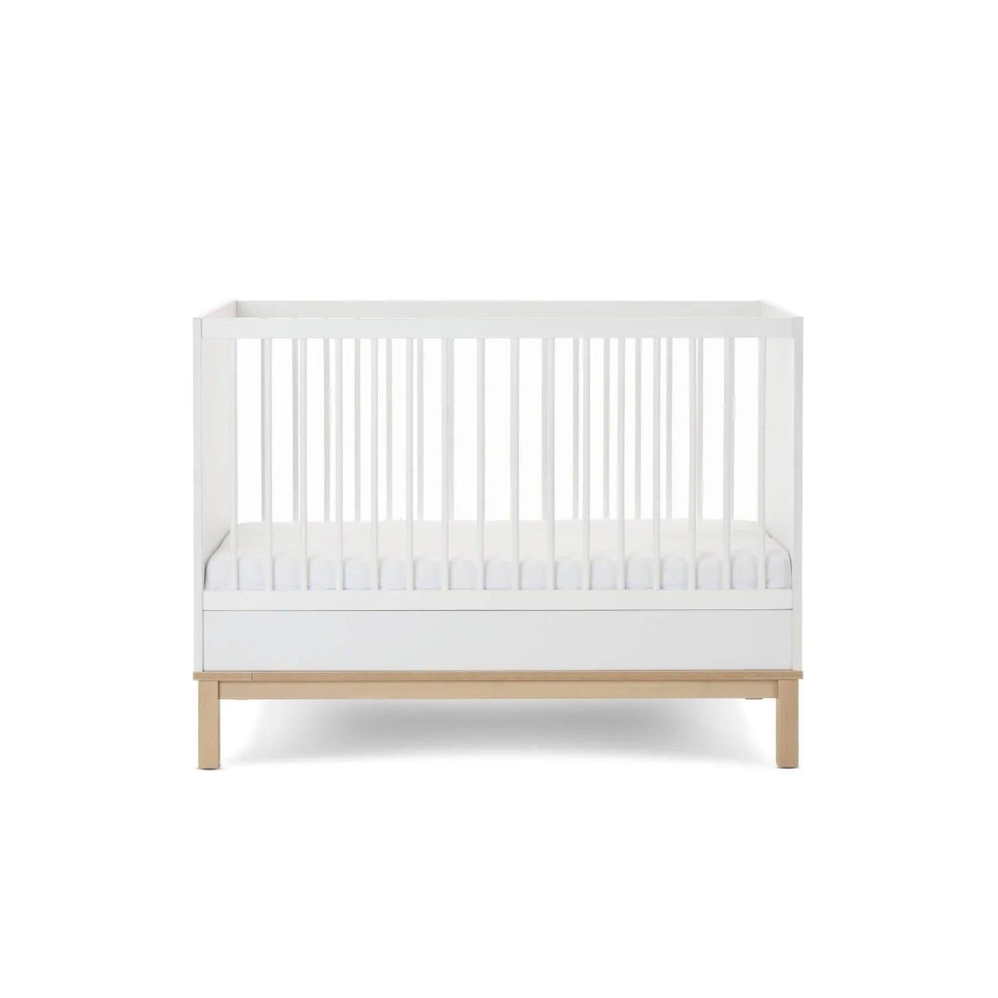 Obaby Astrid Mini Cot Bed - White-Dreamy Nursery