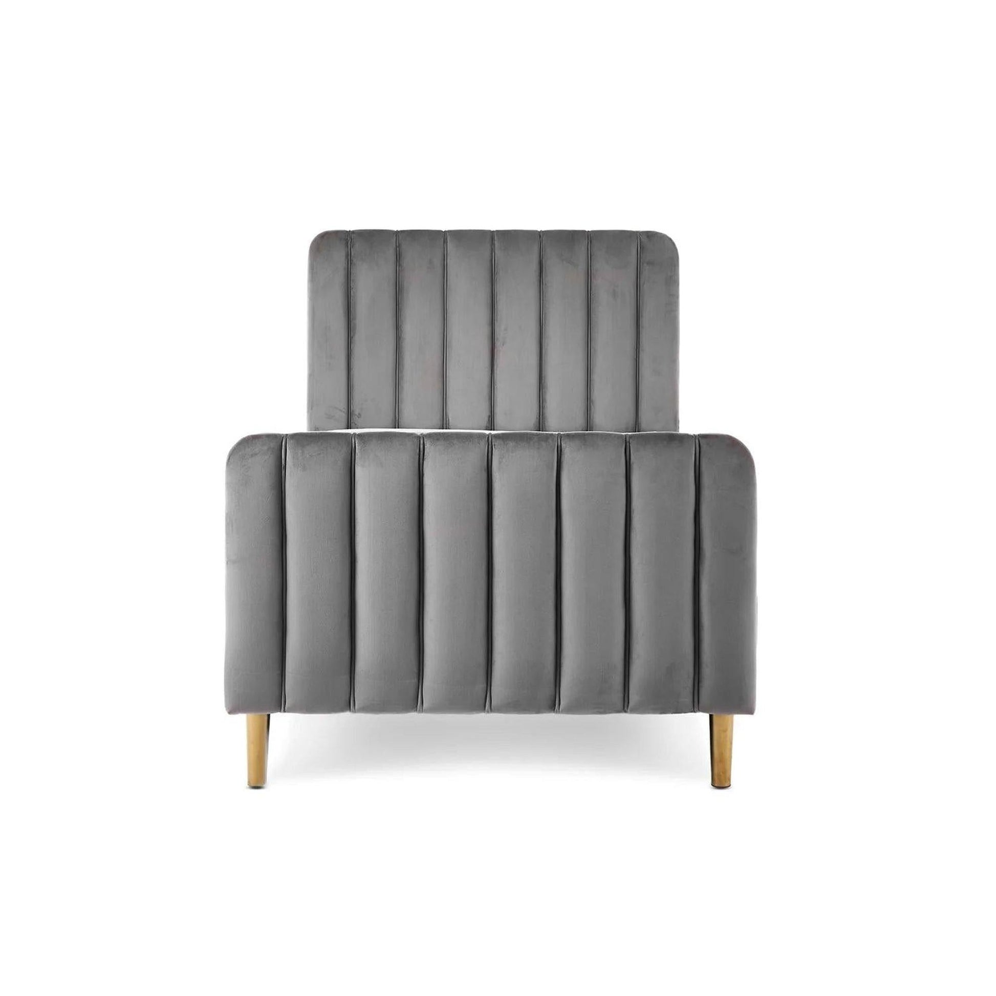Obaby Gatsby Single Bed - Velvet Grey-Dreamy Nursery