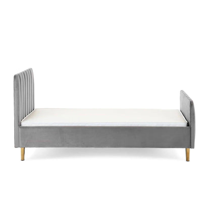Obaby Gatsby Single Bed - Velvet Grey-Dreamy Nursery