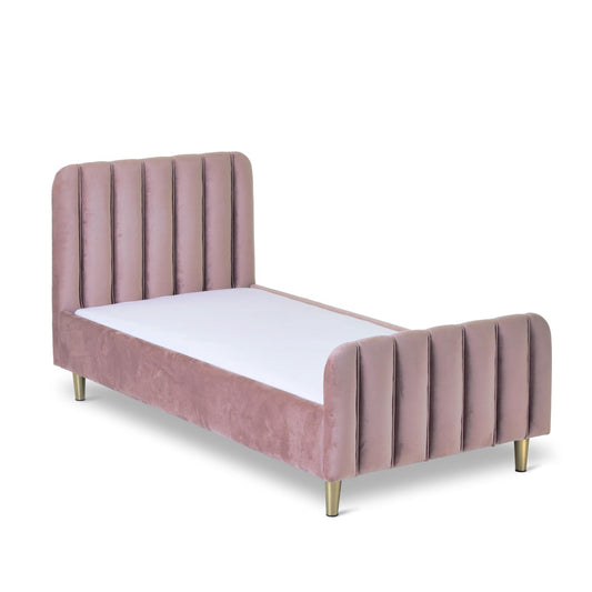 Obaby Gatsby Single Bed - Velvet Pink-Dreamy Nursery