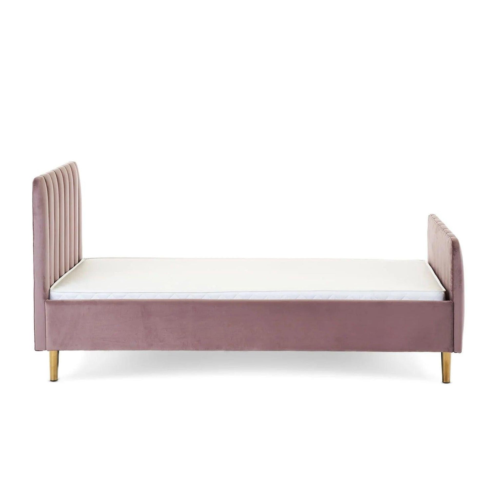 Obaby Gatsby Toddler Bed - Velvet Pink-Dreamy Nursery