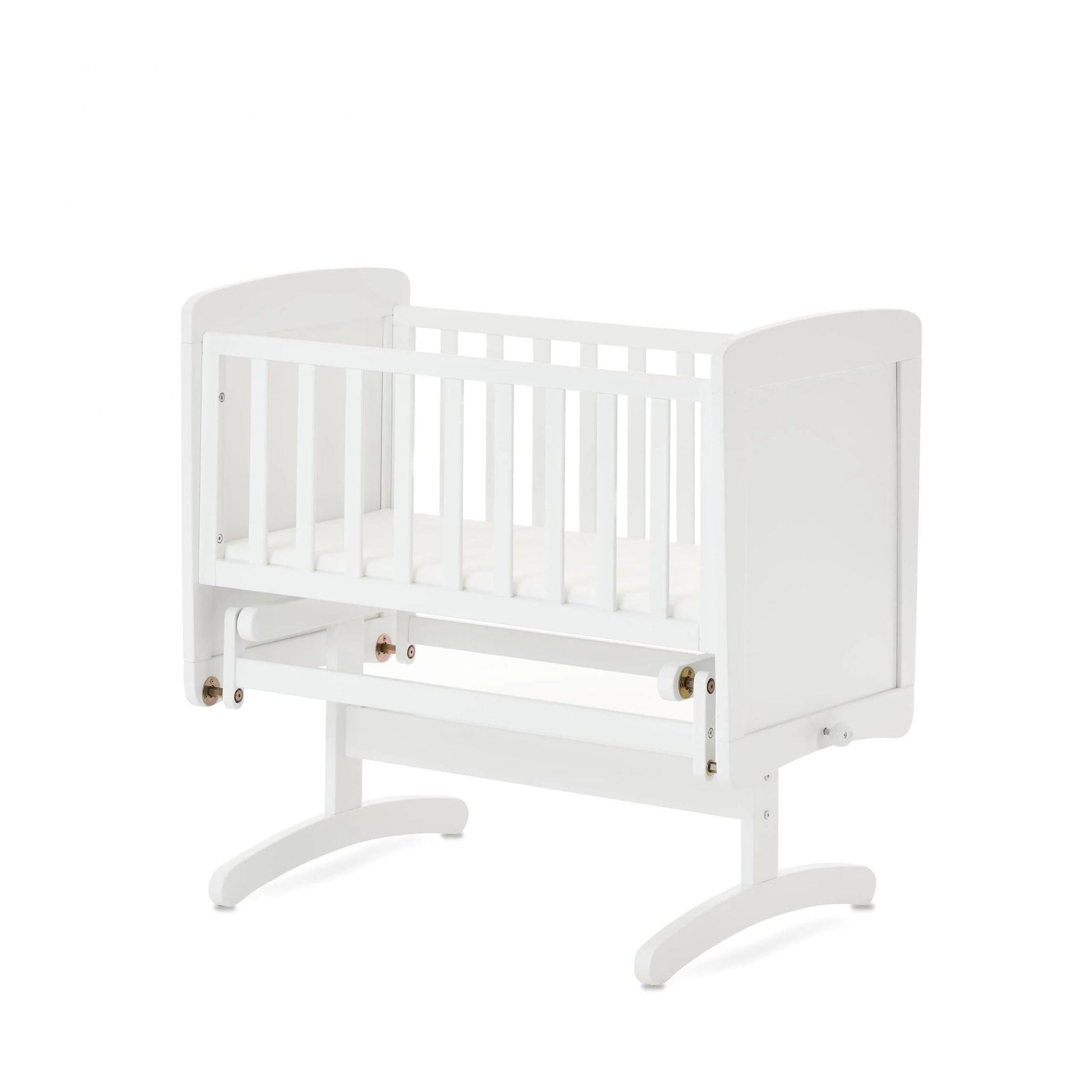 Obaby Gliding Crib - White-Dreamy Nursery
