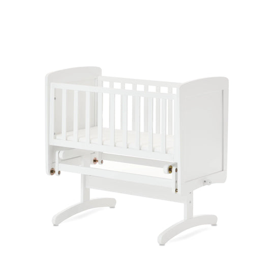 Obaby Gliding Crib - White-Dreamy Nursery