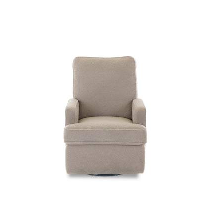 Obaby Madison Electric Swivel Glider Recliner Chair - Teddy Fabric Truffle-Dreamy Nursery
